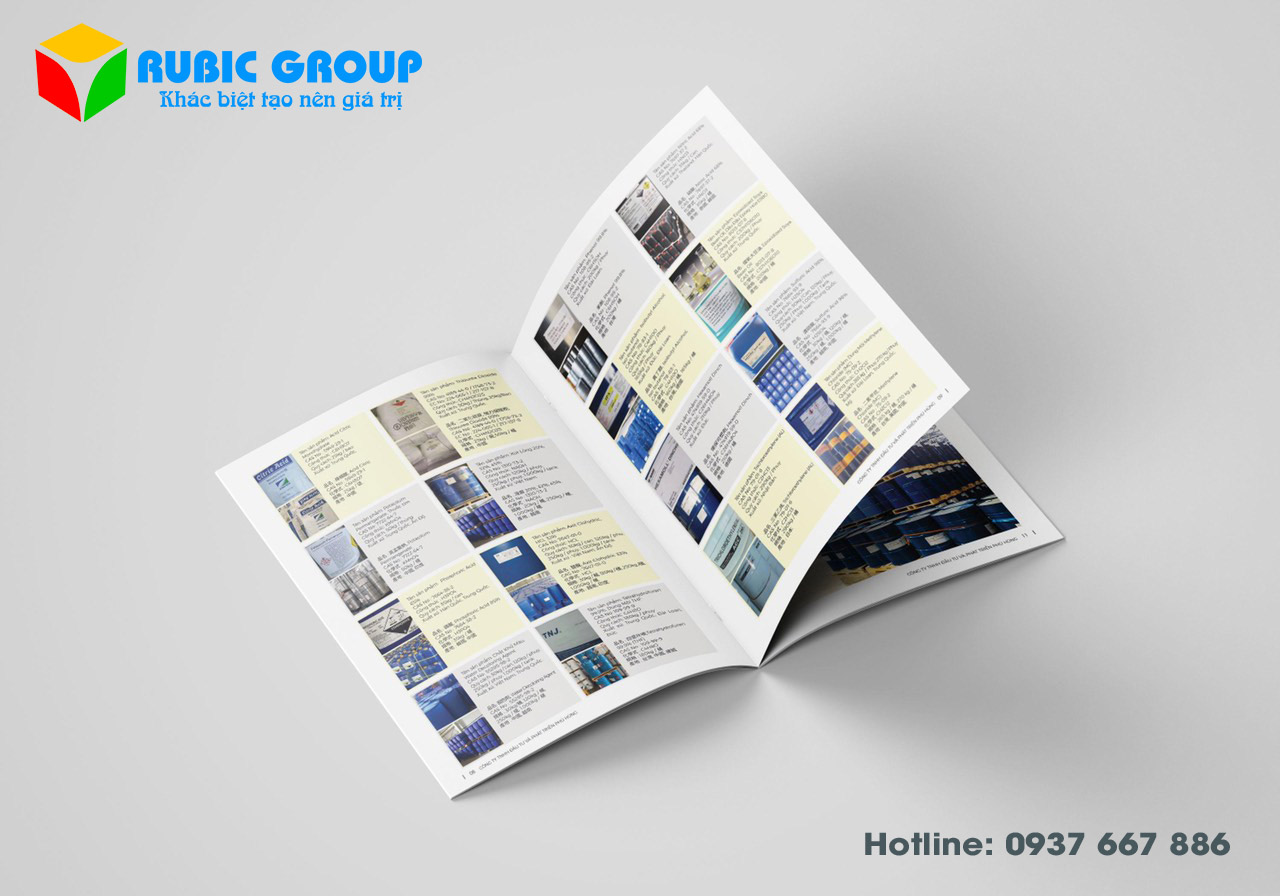 design catalogue hoá chất